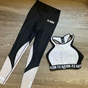 P.E Nation Legging and Crop set
